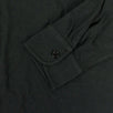 Cotton Long Sleeve Polo Shirt - Charcoal Gray