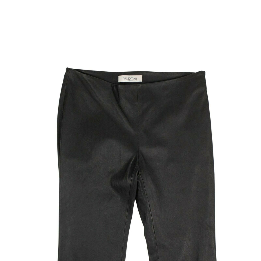 Leather Skinny Pants - Black