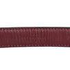 Leather Rock Studded Belt - Burgundy