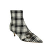 'Dior Gang' Tartan Ankle Boot Heels - Black