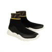 Men's Logo High-Top Sock Sneakers - Black