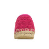 Women's Raffia Double G Espadrille Flats - Pink