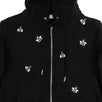 Dior X Kaws Bees Zip Up Hoodie Sweater - Black