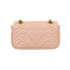 Small Quilted GG Marmont Matelasse Leather Shoulder Bag - Pink