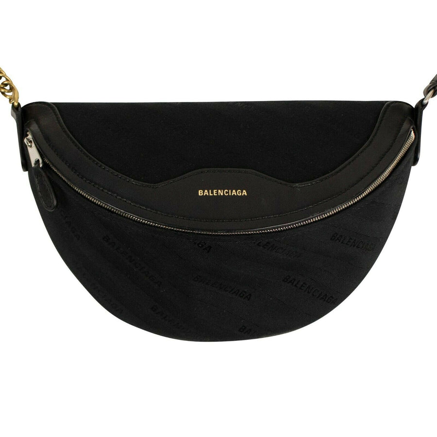 Canvas Souvenir XS Charm Belt Bag - Black