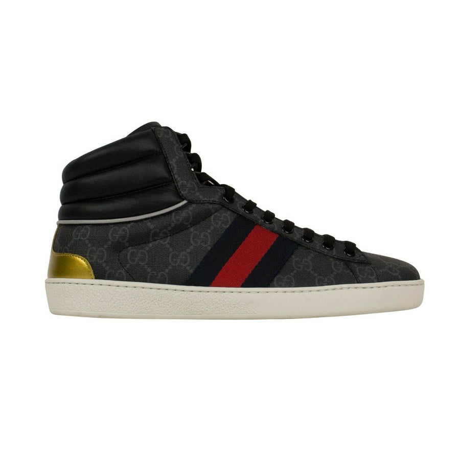 GG Ace High-Top Sneakers - Black