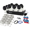 8-Channel 4K NVR with 2TB HD & 8 True Detect(TM) Bullet Cameras with Audio