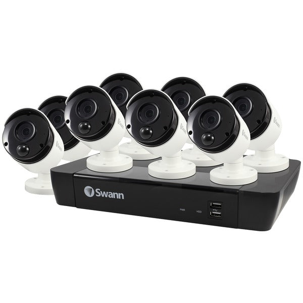 8-Channel 4K NVR with 2TB HD & 8 True Detect(TM) Bullet Cameras with Audio