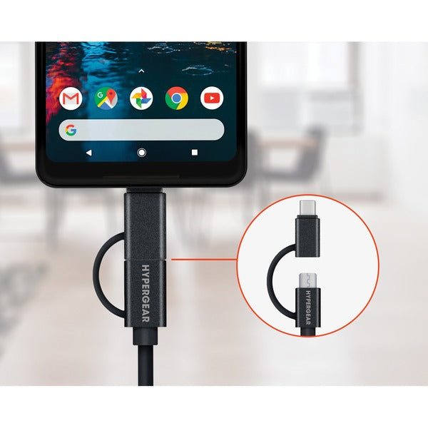 Rapid Wall Kit(TM) with Micro USB + USB-C(TM) Cable