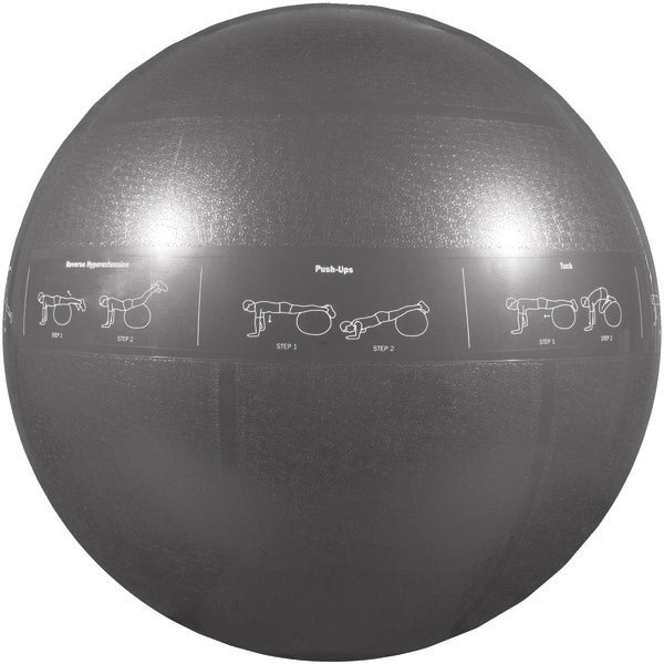 Professional Grade Core Stability Ball (75cm; Silver)