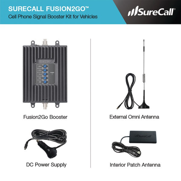 Fusion4Home(R) Yagi/Panel In-Building Cellular Signal-Booster Kit