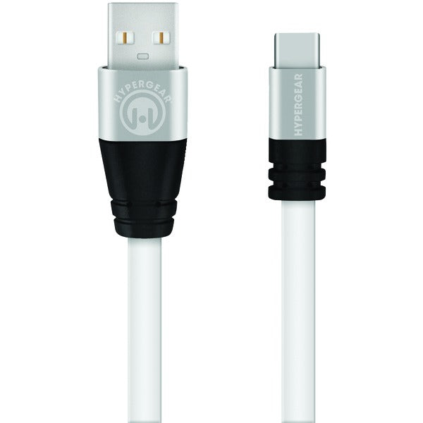 Flexi Charge & Sync Flat USB-A to USB-C(TM) Cable, 6ft (White)