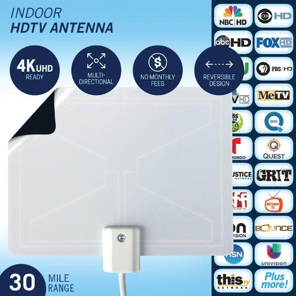 FlatWave(R) Micro Indoor HDTV Antenna (Brown Box)