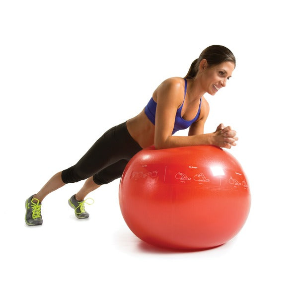 Professional Grade Core Stability Ball (65cm; Red)