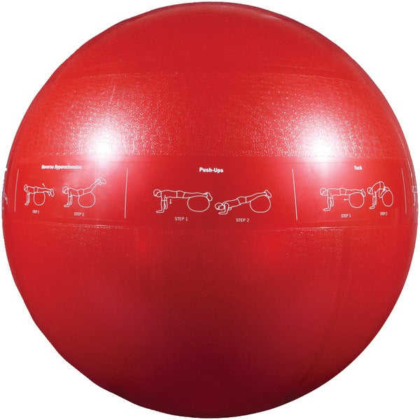 Professional Grade Core Stability Ball (65cm; Red)