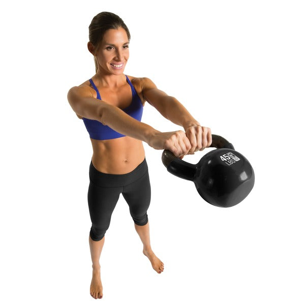 Contour Kettlebell with DVD (45lbs; Black)