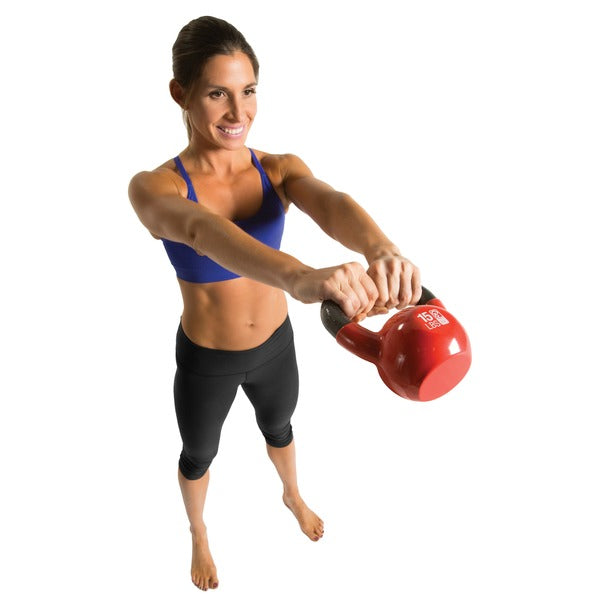 Kettlebell (15 lbs; Red)