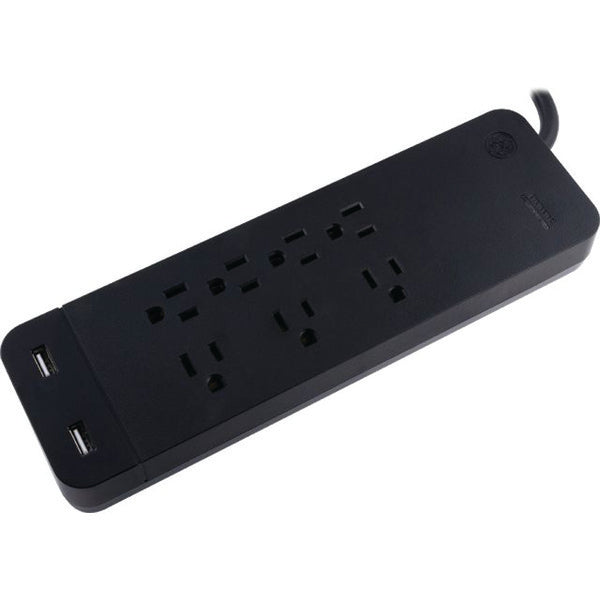 7-Outlet Surge Protector with 2 USB Ports, 3ft Cord