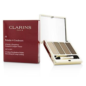 4 Colour Eyeshadow Palette (smoothing & Long Lasting) - #03 Brown - 6.9g/0.2oz