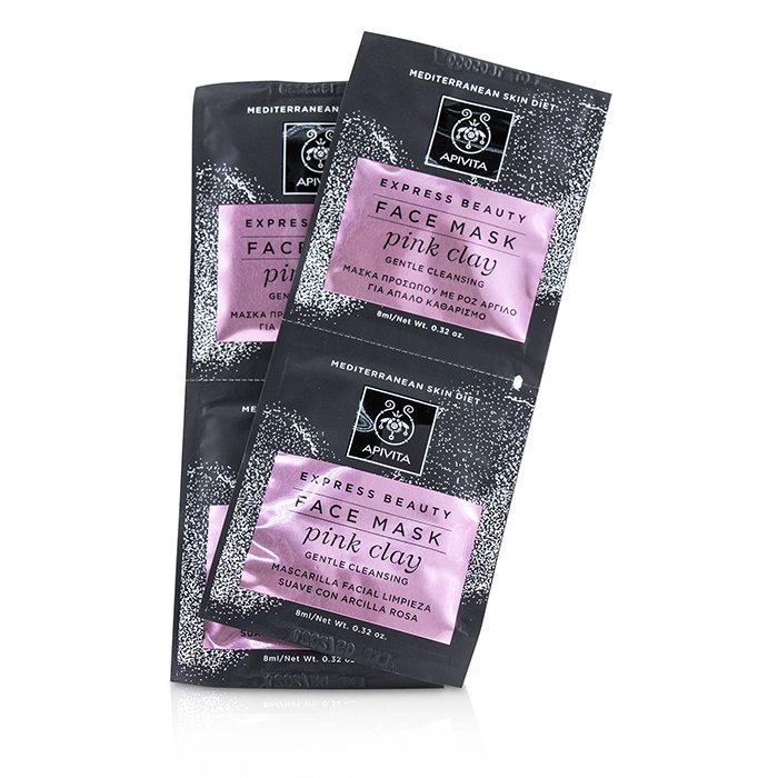 Express Beauty Face Mask With Pink Clay (gentle Cleansing) - 6x(2x8ml)