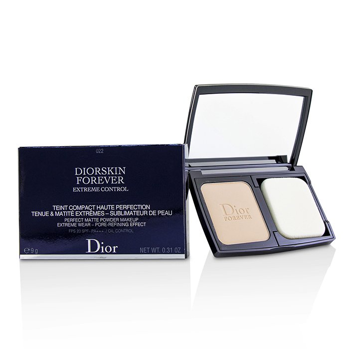 Diorskin Forever Extreme Control Perfect Matte Powder Makeup Spf 20 - # 022 Cameo - 9g/0.31oz