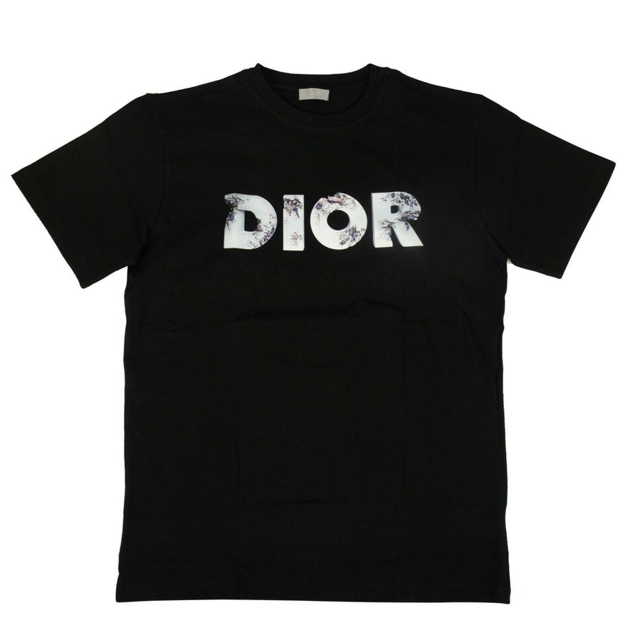 CHRISTIAN DIOR x DANIEL ARSHAM Cotton Dior Logo T-Shirt - Black