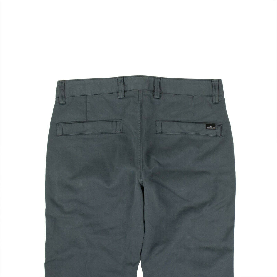 Slim Fit Chino Pants - Teal Blue