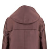 Polyester Blend Single Breasted Over Coat - Purple