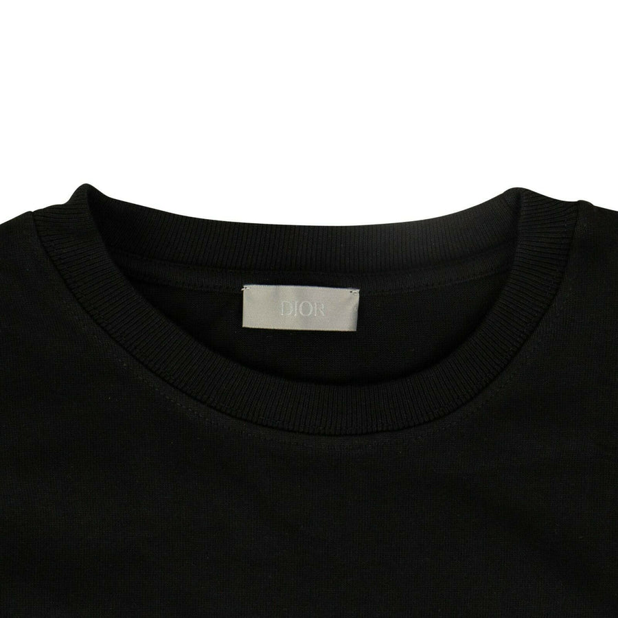 CHRISTIAN DIOR x DANIEL ARSHAM Cotton Dior Logo T-Shirt - Black