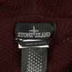 'Shadow Project' Zip-Up Perforated Sweater - Burgundy