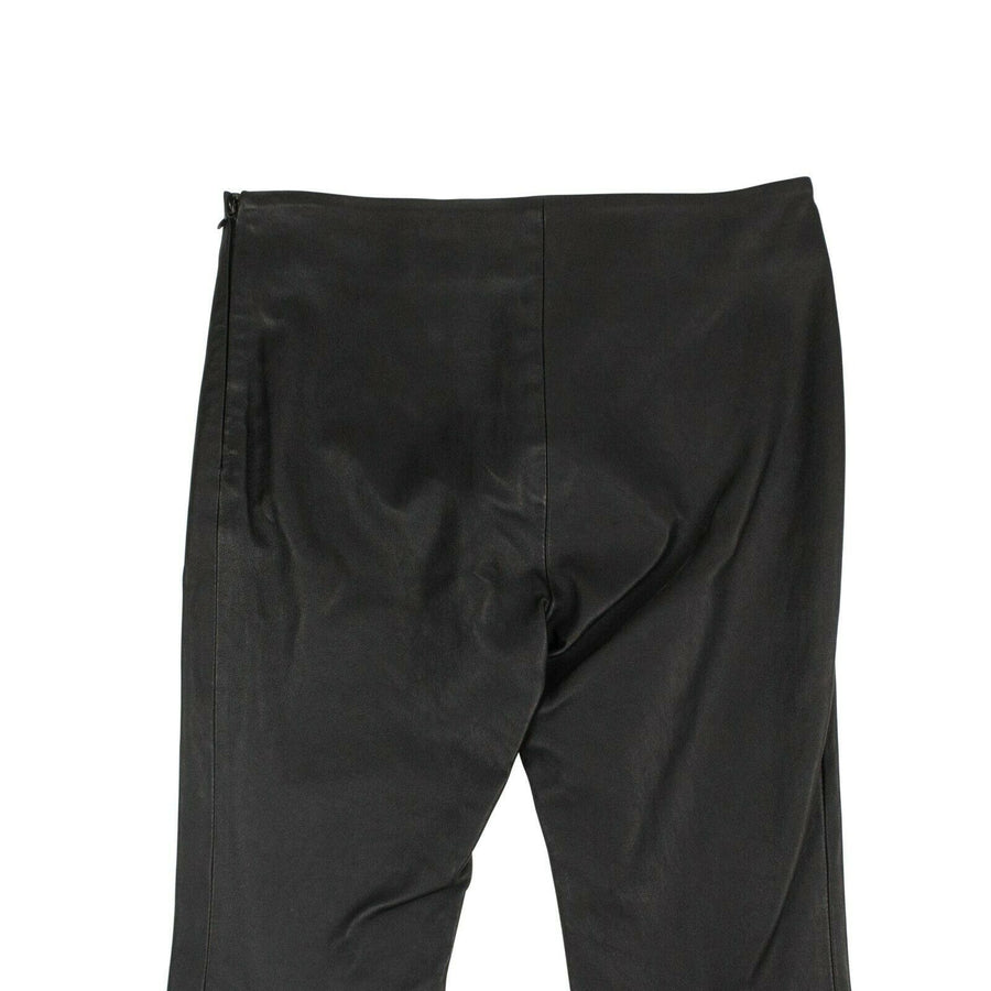 Leather Skinny Pants - Black