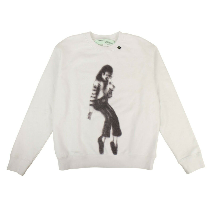 'Micheal Jackson' Sweater - White