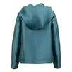 Polyester Blend Down Filled Coat - Blue