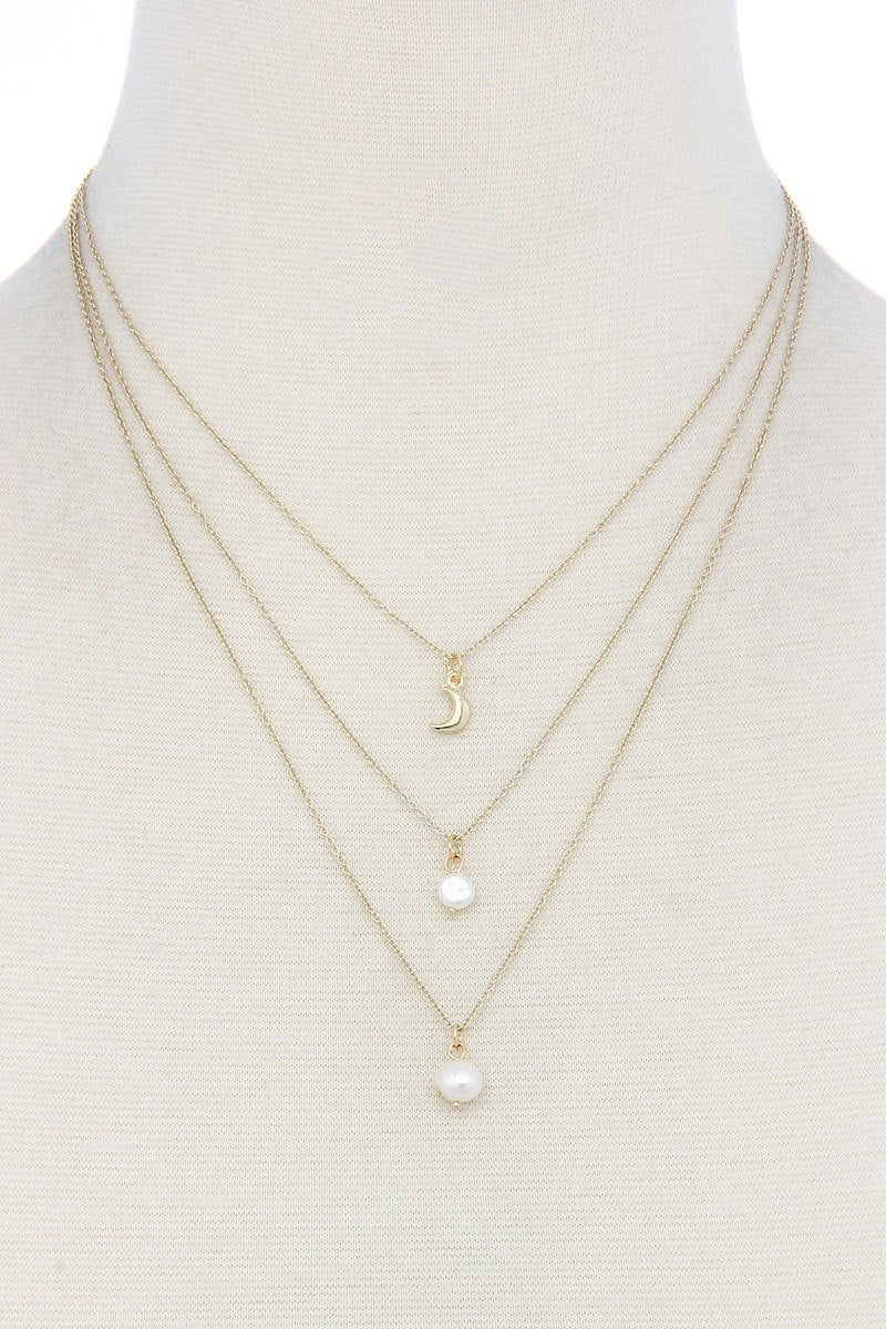 Sexy Chic Pearl 3 Layer Necklace