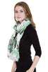 Leaves Print Oblong Scarf