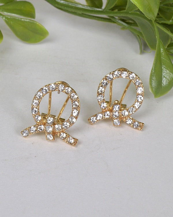 Hollow Circular Stone Studded Earrings id.31468