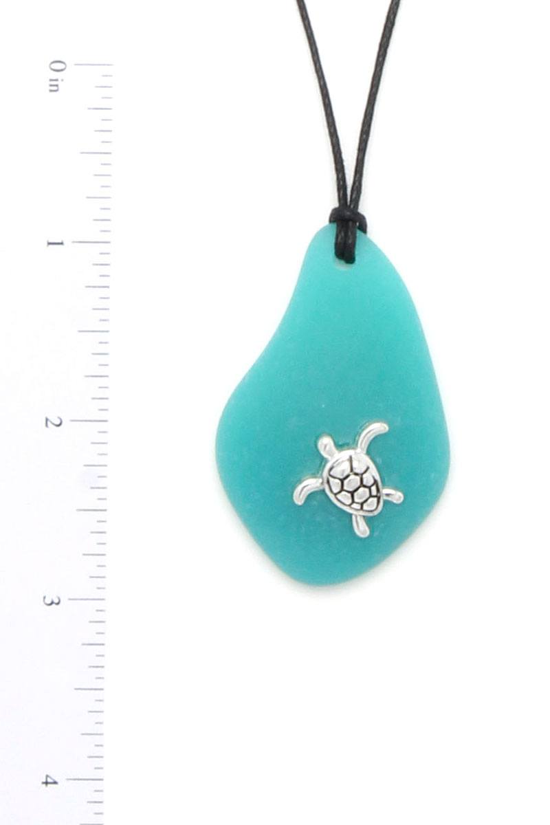 Turtle Charm Pendant Necklace