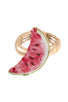 Watermelon slice stretch ring