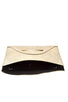 Faux wrinkled leather clutch bag