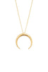 Fashion Chic Crescent Moon Pendant Necklace