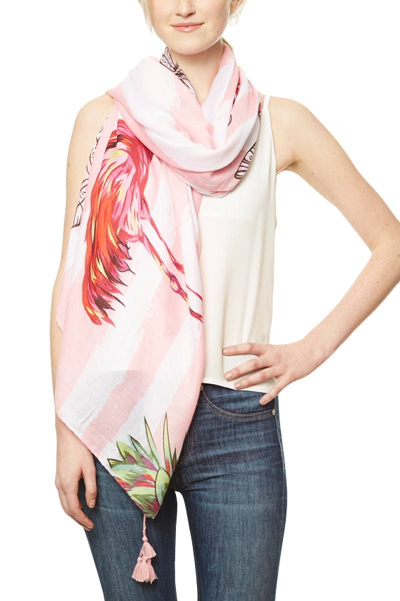 Tropical Print Scarf