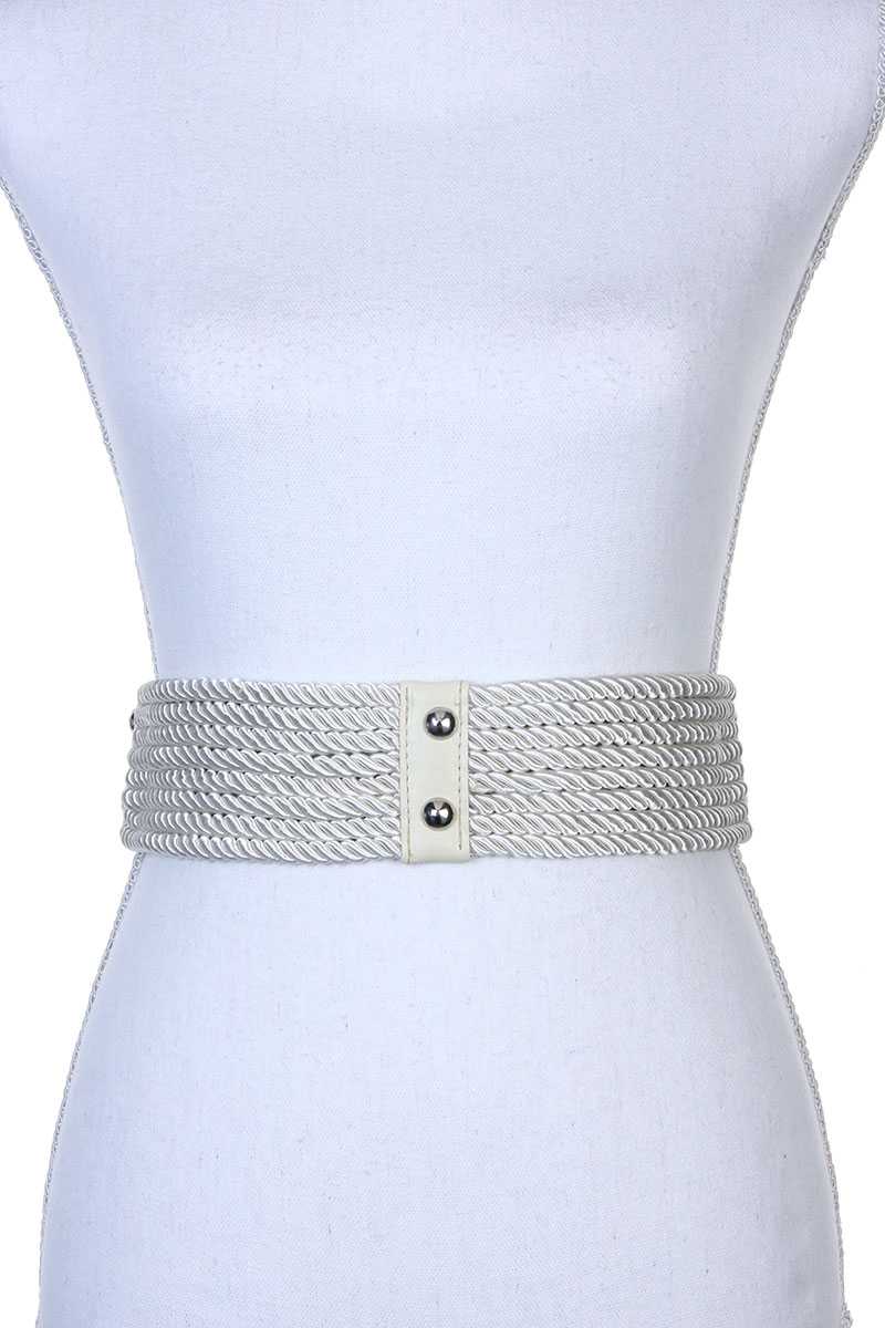 Rope Metal Ring Belt