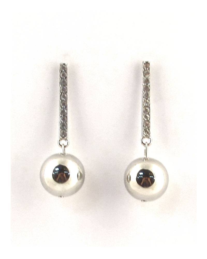 Ball drop earrings