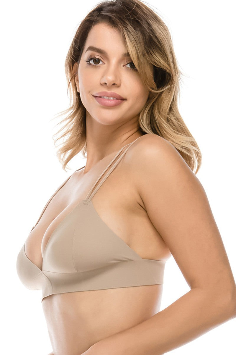 Ladies fashion crossback seamless bralette