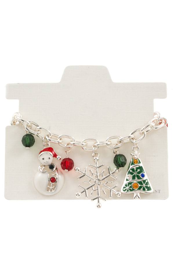 Mix christmas charm bracelet