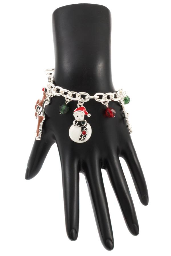 Mix christmas charm bracelet