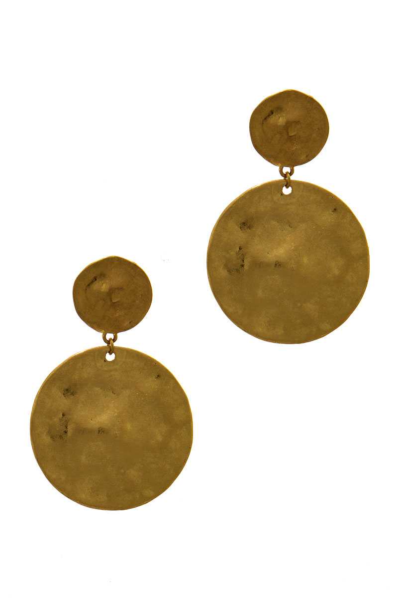 Modern Stylish Circle Drop Earring