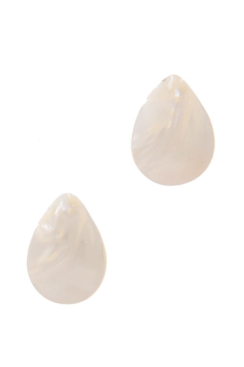 Teardrop Shape Post Earring