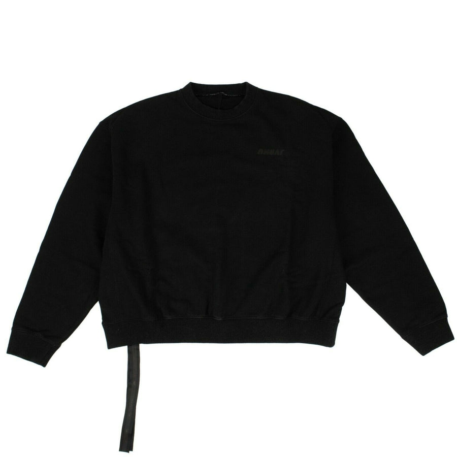 Cotton Motion Terry Crew-Neck Sweater - Black