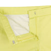 Cropped Cotton Blend Pants - Lime Green